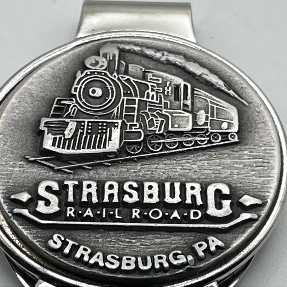 Strasburg Railroad Silver‎ Money Clip Pennsylvania